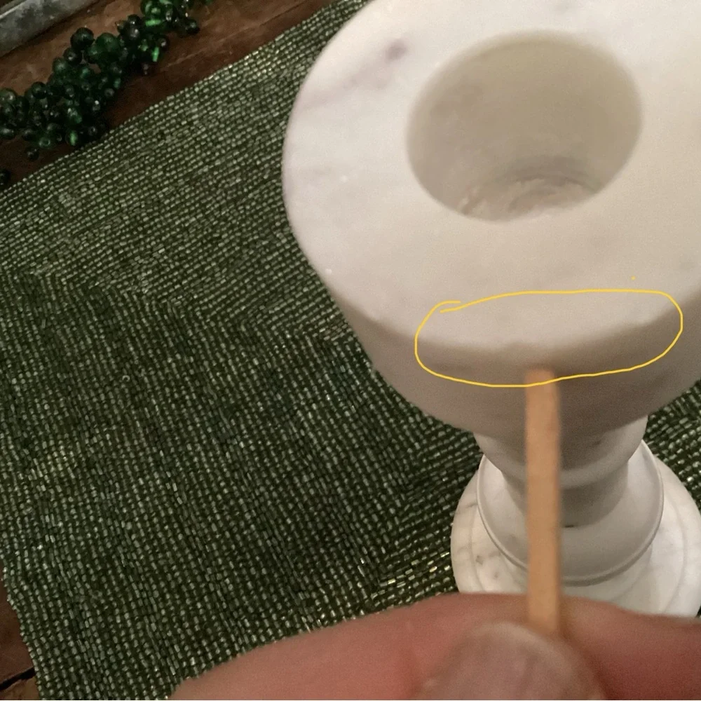 Anthropologie marble taper